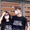 Gucci LOANG men's and women's t-shirts and couple shirts