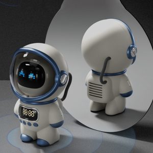 Bluetooth Speaker and Smart Alarm Clock in Creative Astronaut Shape