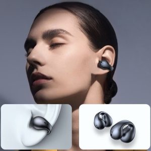 Bone conduction wireless Bluetooth headphones, over-the-ear