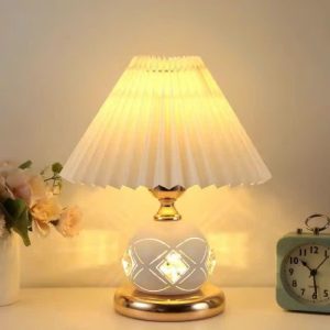 Round Folding Cage Table Lamp