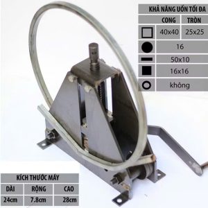 Mini iron bender, manual box iron bender