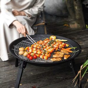3-in-1 foldable charcoal grill