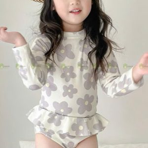 KIMCHIBABY One-Piece Bikini Set for Girls