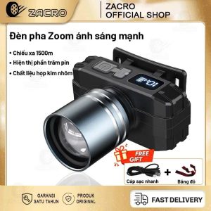 ZACRO IPX5 Waterproof Zoom Headlamp
