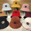 Ladies hairy design round cap