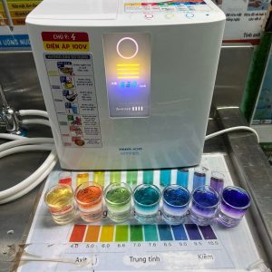 Ion water purifier with alkaline trim